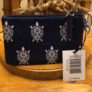 💥1 LEFT💥 Vera Bradley Sea Turtle Zip ID Case